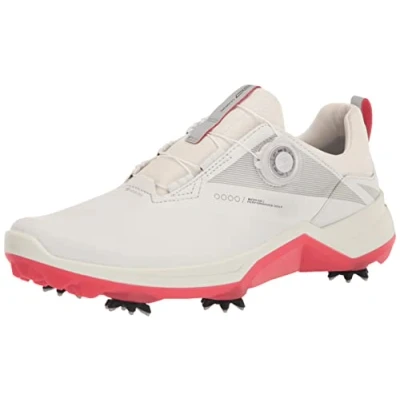 Image of ECCO Womens W Golf Biom G5 Spiked Boa Shoes White UK 5 5.5