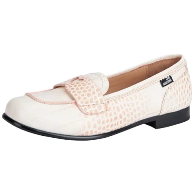 Image of Love Moschino Women&#039;s ja10101g1i Driving Style Loafer, Pink, 7.5 UK