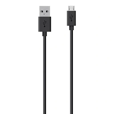 Image of Belkin MixIt Colour Range Micro USB Cable for Smartphones and Tablets, 2 m, Black