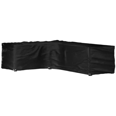 Image of vidaXL L Shaped Garden Furniture Cover 16 Eyelets 210x260x80 cm