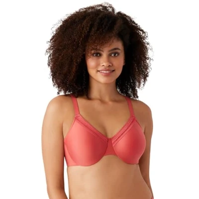 Image of Wacoal Women&#039;s Perfect Primer Underwire Bra, Opaque, Mineral Red, 36E