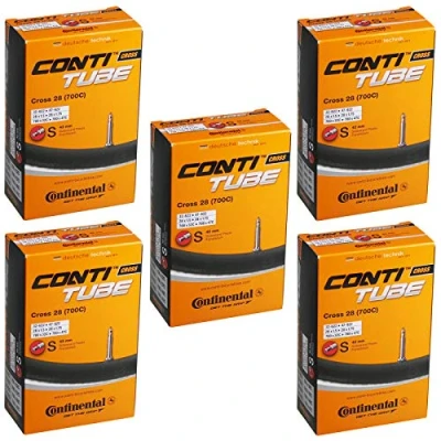 Image of Continental Cross 28 700 x 32 42c Bike Inner Tubes Presta 42mm Valve (Pack of 5)