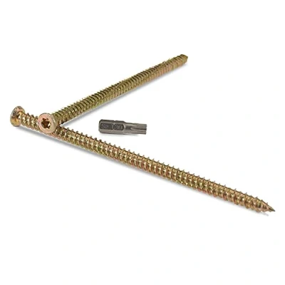 Image of SSL Satellites 1 Pack 7.5x100mm Concrete Frame Fixing Screw/Anchor Perfect for Windows, Doors, and Screws Satellite Installation