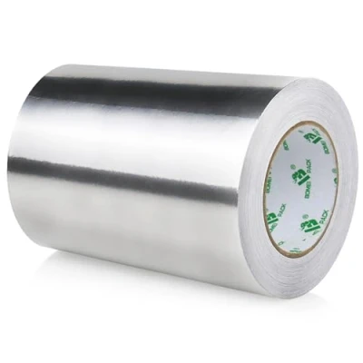 Image of BOMEI PACK Aluminum Foil Tape 1 Roll 200mm x 50m for home Ventilation HVAC Ducts Fixing Repairing,Cold heat resistant kitchen Jointing