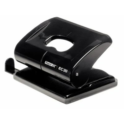 Image of Rapid EC20 Economy Desktop Hole Punch Titanium Black