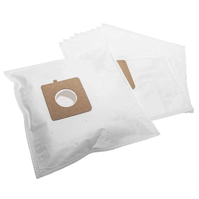 Image of vhbw 10x Vacuum Cleaner Bag compatible with GOLDSTAR Turbo 2700, 2800, 2900, 3000, 4000 Cleaner, Microfleece, 30.5 cm x 17 cm, White