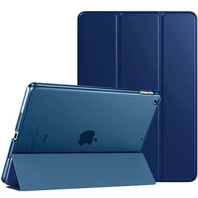 Image of TiMOVO for iPad 10.2 Case 9th Generation 2021/ 8th 2020/ 7th 2019 Case,Slim Translucent Hard PC Protective Smart Cover with Stand Inch Navy Blue