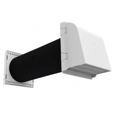 Image of 5&quot; Core Vent Cavity Ventilator Anti Draught White Cowl for Gas Appliances