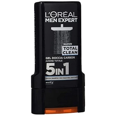Image of L&#039;OREAL Men Shower TOTAL Clean 300 Ml. Soaps and cosmetics