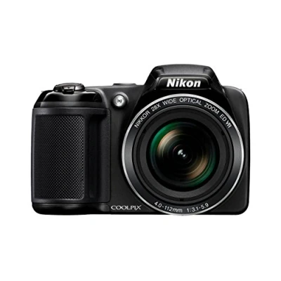 Image of Nikon Coolpix L340 Camera Black (20 MP, 28x Optical Zoom) 3 Inch LCD (Renewed)