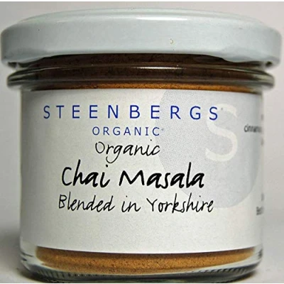 Image of Steenbergs Organic Masala Chai Spice Blend Standard Jar 40g
