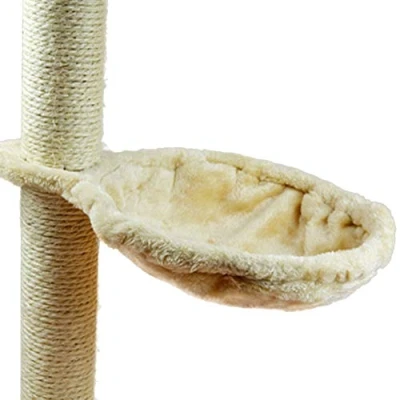 Image of SimidunEUR Cat Tree Spare Part Hammock with extra thick metal frame,Beige,ø 30 CM