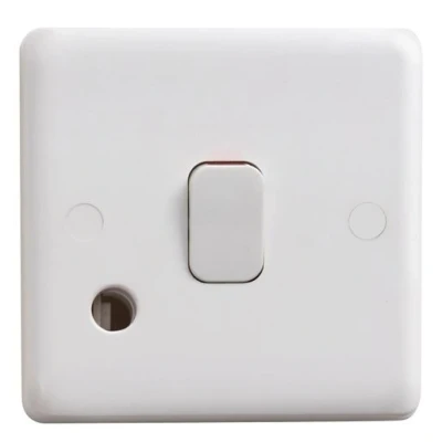 Image of Deta Vimark Curve Double Panel Switch with Flex Outlet 20 A VC1392