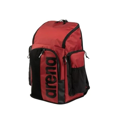 Image of arena Spiky III 45 Pool Backpack, Swimming, Gym, Sports and Leisure Water repellent Fabric Travel Bag with Padded Shoulder Straps, Including Wet Clothing Bag, Liters