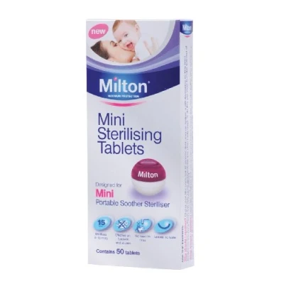 Image of Milton Mini Sterilising Tablets 50 Pack