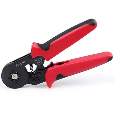 Image of Flytuo Ferrule Crimping Tool,0.25 10mm² /AWG 23 7 Self Adjustable Ratchet Wire Crimper, HSC8 6 4A Premium Tool for Terminals Cables End Sleeves
