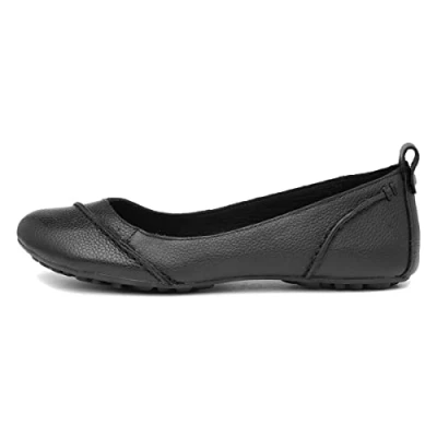 Image of Hush Puppies Women&#039;s Janessa Closed Toe Ballet Flats, Black (Black), 9 UK