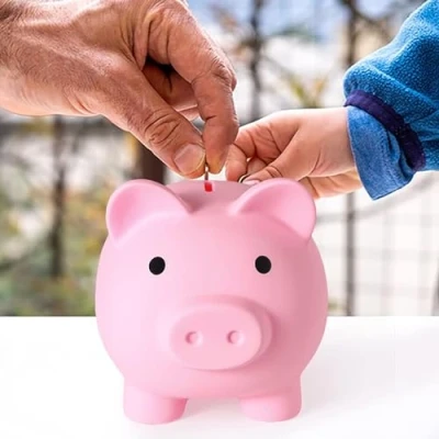Image of Piggy Bank for Boys Girls Toddlers Kids Adults,Cute Coin Cash Money Box,Unbreakable Decoration Savings Coins Fun Gift (Pink)