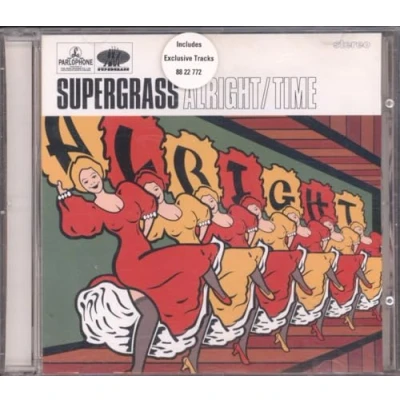 Image of Supergrass Alright / Time 1995 UK CD single CDR6413