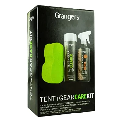 Image of Granger&#039;s Tent + Gear Care Kit All In One Cleaning and Waterproofing for Tents Outdoor Equipment