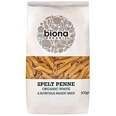 Image of Biona Organic White Spelt Penne 500g (Pack of 5)