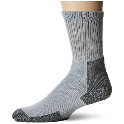 Image of Thorlos mensKXKx Max Cushion Hiking Crew Socks Grey Medium