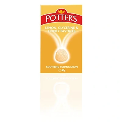 Image of Potter&#039;s Lemon/Glycerine and Honey Pastilles 45 g