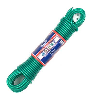 Image of Quality Everlasto 30m &#039;Orient&#039; PVC Clothes/Washing Line 4.8mm Thick Green