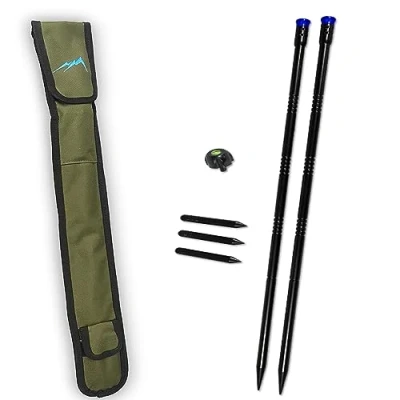 Image of Summit Tackle TB Aluminium Distance Sticks Kit Marker Black Carp Coarse Fishing