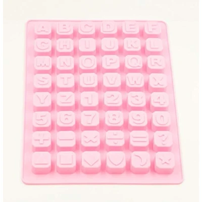 Image of Selecto Bake Silicone Letter Moulds Handmade Wax Resin Alphabet DIY Baking Mold