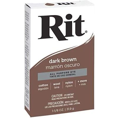 Image of Rit, Dark Brown Purpose Powder Dye, 1 1/8 oz