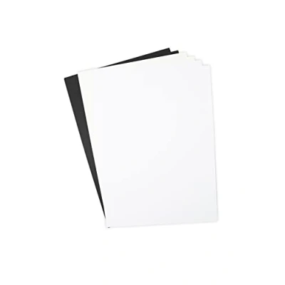 Image of Sizzix Surfacez Cardstock A4 Black/Ivory/White 60PK 665989 Chapter 3 2022, Multicolor, One Size