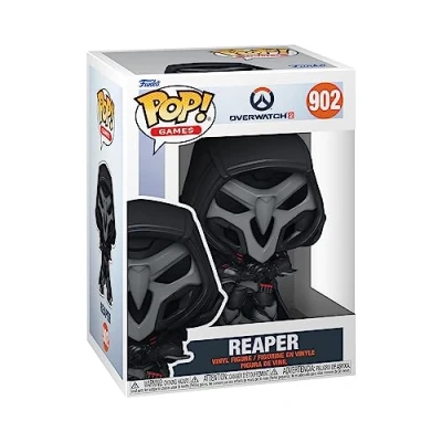 Image of Funko POP! Games: Overwatch 2 Reaper Collectable Vinyl Figure Gift Idea Official Merchandise Toys for Kids &amp; Adults Video Games Fans Model Collectors and Display