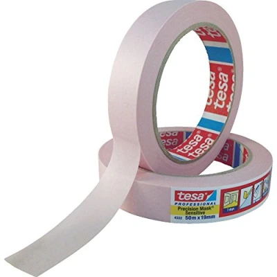 Image of Tesa PRECISION SENSITIVE Präzisionskrepp® 04333 00020 02 Masking Tape 50 m x 38 mm Light Pink
