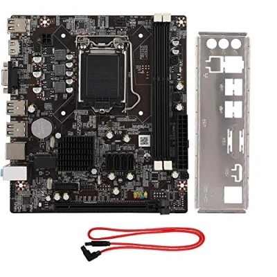 Image of Tosuny DDR3 Motherboard, H81 LAG1150 PC CPU Motherboard with SATA 2.0 USB2.0 USB3.0 and PCI E x16 Graphics Card Slot Support VGA+HDMI Dual Output Compatible Desktop Memory 1066/1333/1600