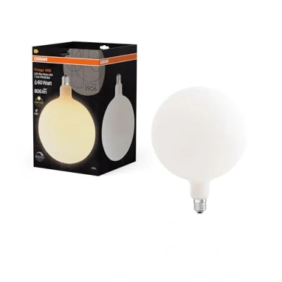 Image of OSRAM LED Vintage 1906 Big Globe E27 7,3W 2700K matt dimmable
