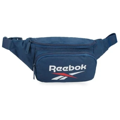 Image of Reebok Ashland Waist Bag with Pocket Blue 35x13x5cm Polyester by Joumma Bags, Blue, One Size, Fanny Pack