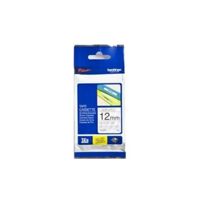Image of Brother TZe M31 Black print on premium matte clear Roll (1.2 cm x 8 m) laminated tape for PT D210, D600, H110, P Touch 1880, D200, D450, Cube Plus P710