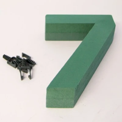 Image of Oasis Floral Foam Numbers 0,1,2,3,4,5,6,7,8,9 Available (Number 7)