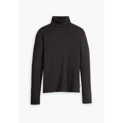 Image of Levi&#039;s Dreamy Turtleneck Long sleeved top, Women&#039;s, Size: XS, Caviar