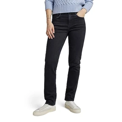 Image of G Star Women&#039;s Ace 2.0 Slim Straight Jeans, blue (worn in midnight od D23638 C293 G116), 28W / 28L