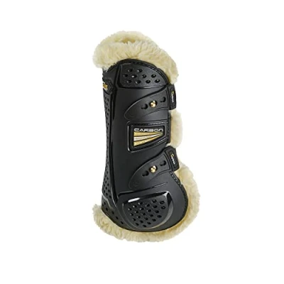 Image of Shires ARMA OXI ZONE Supafleece Tendon Boots Black Full