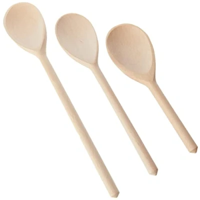 Image of Tala 61A30014 Wooden Spoon Set, Multi Colour, Regular
