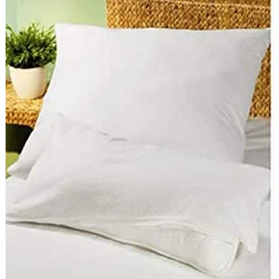 Image of Papillon Fitted Sheet Molton 100% Cotton, White, 180 x 210 cm