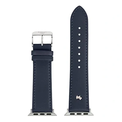 Image of RADLEY Ladies Orchard Way Navy Leather Replacement Apple Strap with Silver Stud RYS A05C