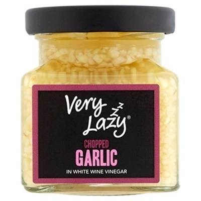 Image of Very Lazy Chopped Garlic in White Wine Vinegar 125g Pack of 2