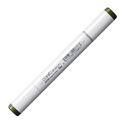 Image of Copic Sketch Coloured Marker Pen (BG 96) Bush, For Art &amp; Crafts, Colouring, Graphics, Highlighter, Design, Anime, Professional Beginners, Supplies Colouring Books