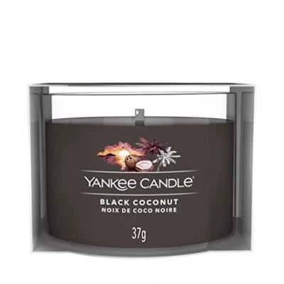 Image of YANKEE CANDLE Votive Black Coconut Filled