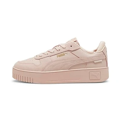 Image of Puma Women Carina Street Sd Sneakers, Rose Quartz Gold, 5 UK