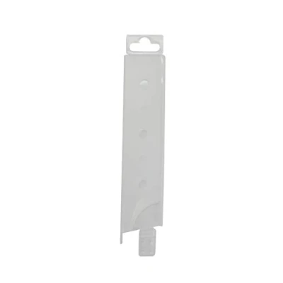 Image of Grunwerg Clear Hanging Knife Blade Sheath with Ties, Plastic, Clear, 25 x 100mm, Durchsichtlich